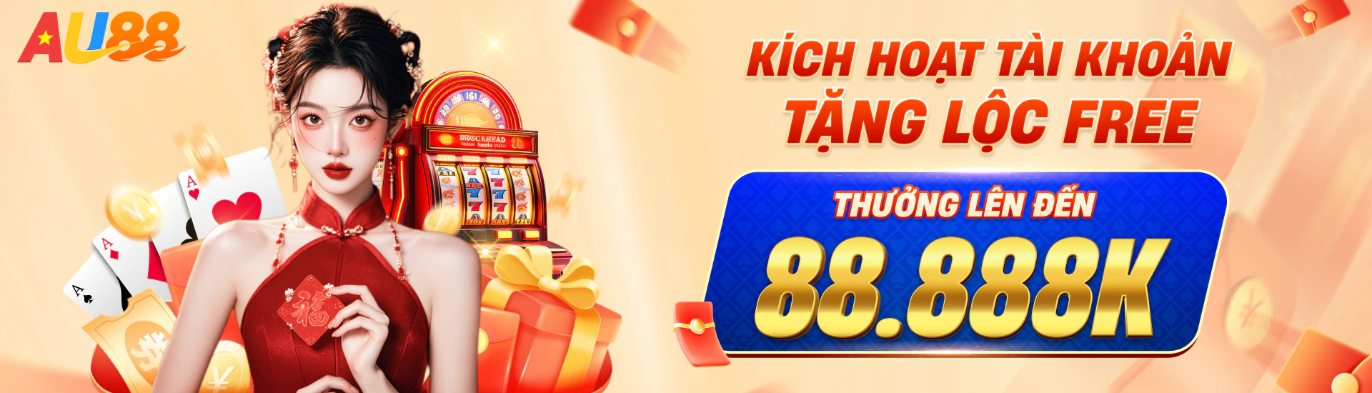 Banner AU88 về cổng giải trí trực tuyến